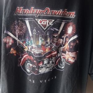 Y2K Harley Davidson Cafe, Ride Free. Las Vegas, Nevada Short Sleev T-Shirt